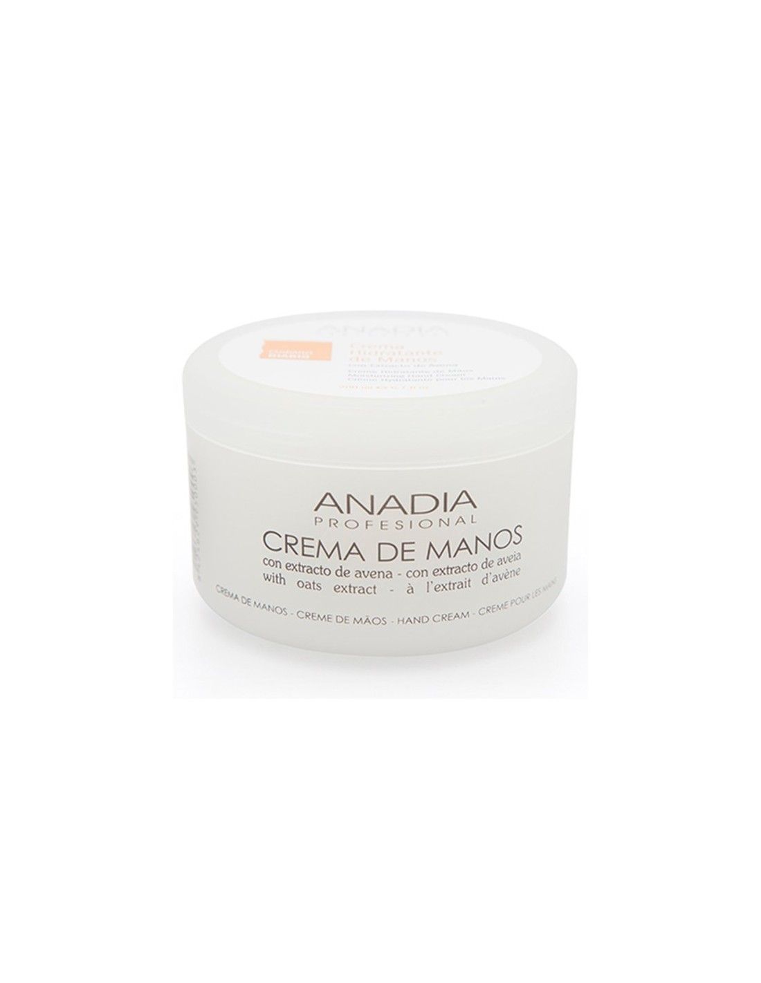 Crema de manos extracto de avena Anadia 200ml