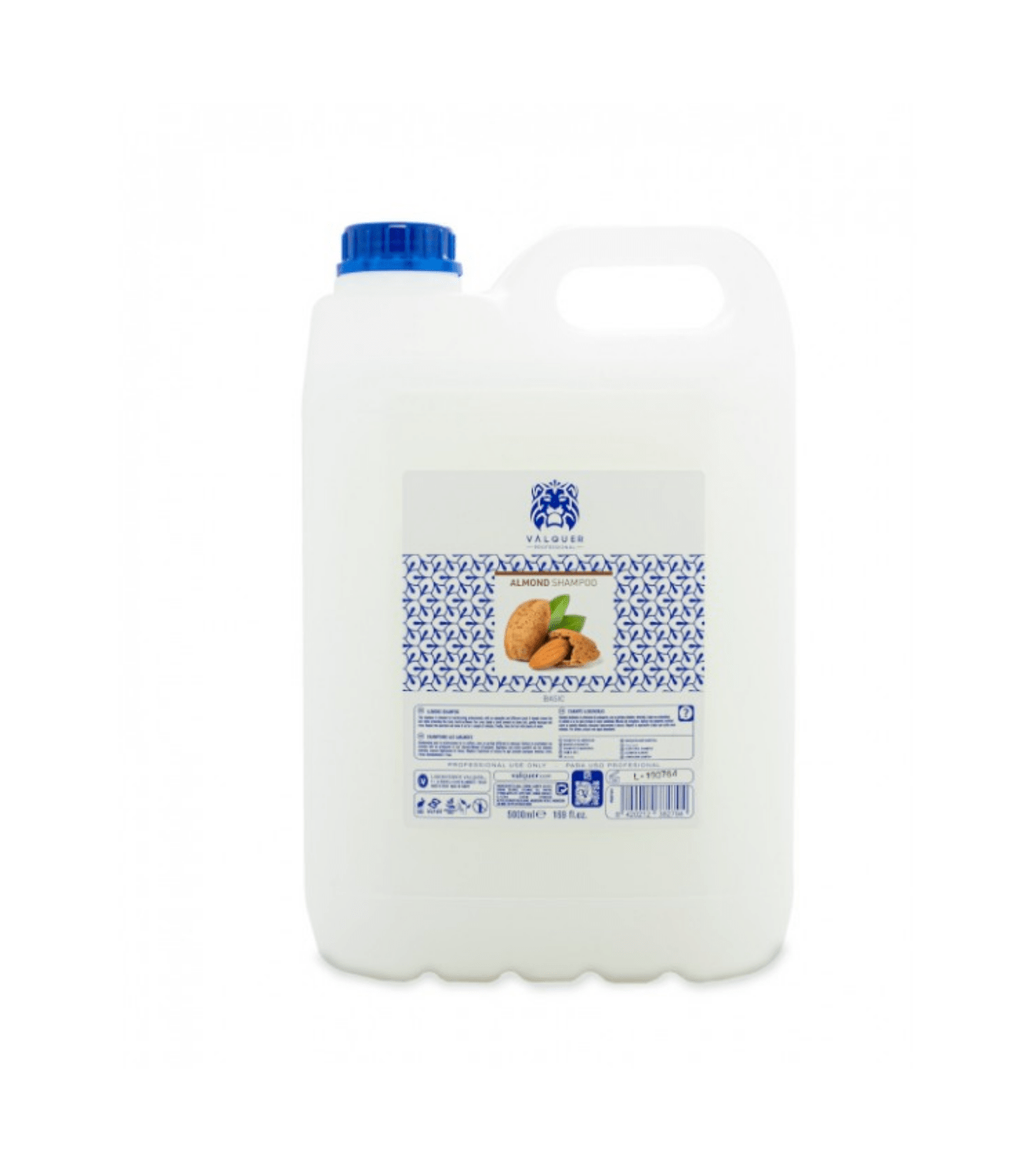 Garrafa Champú Almendras Valquer 5L.