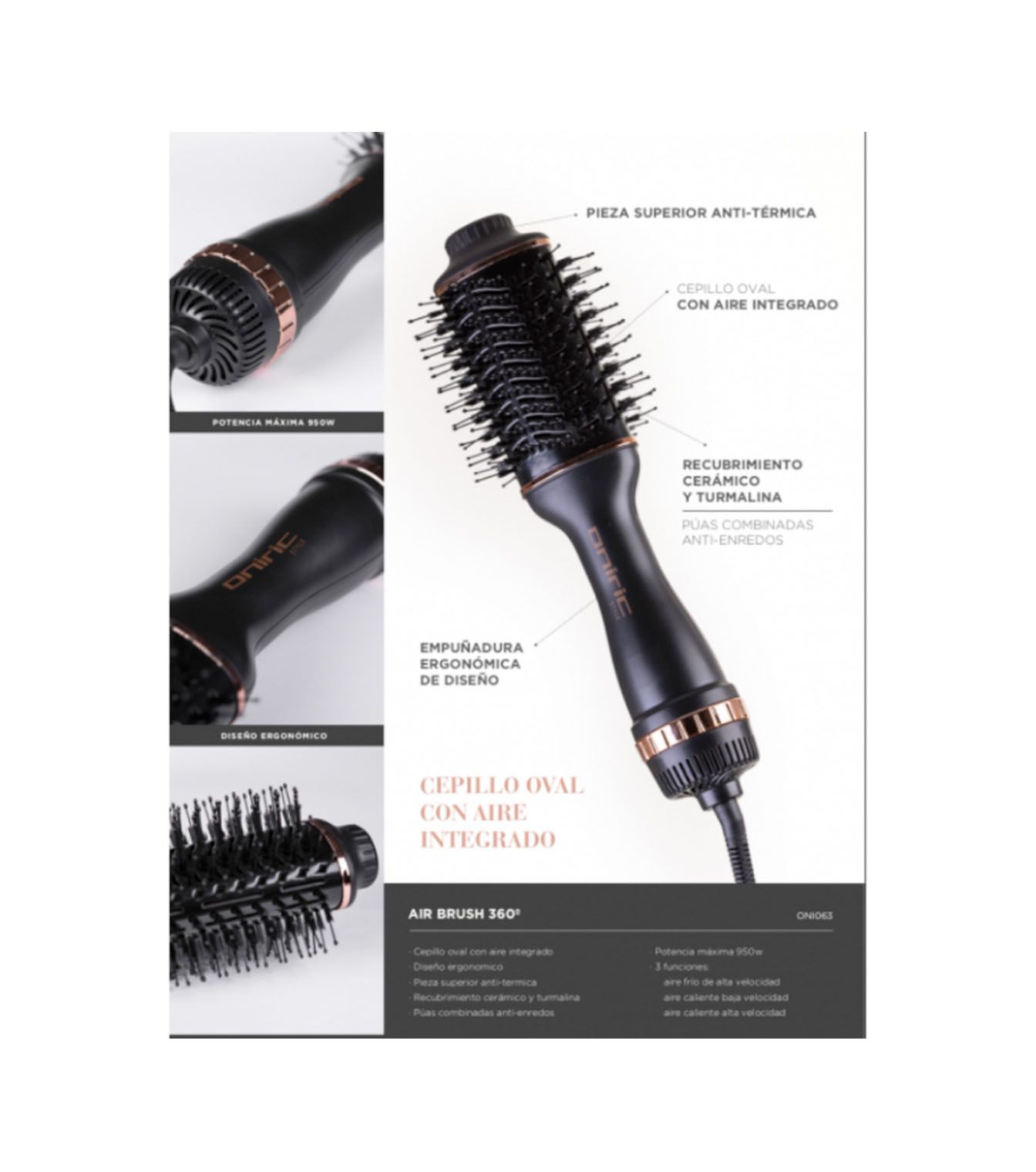 Cepillo Oniric Air Brush 360º