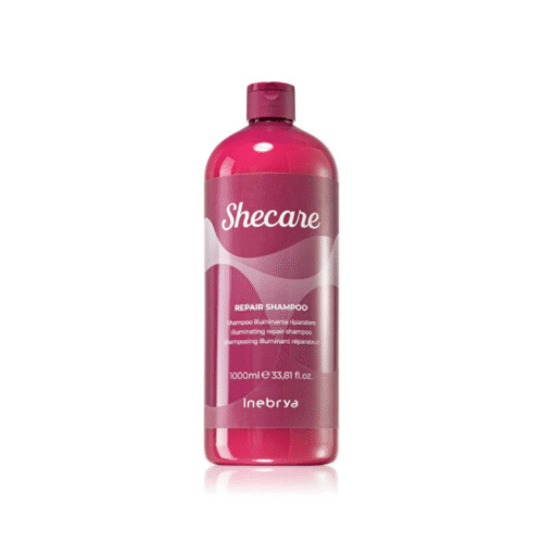 Champú Reparador Shecare Inebrya 1000ml con queratina vegetal