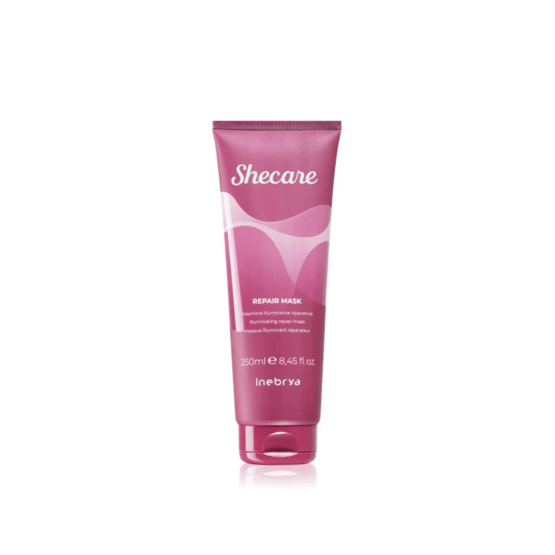 Mascarilla Reparadora Shecare Inebrya 250ml con queratina vegetal